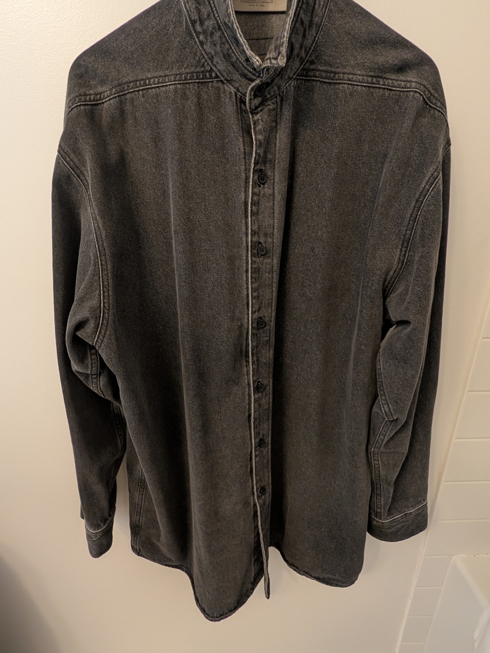 Fear of God Essentials Denim Shirt Jacket Sz S